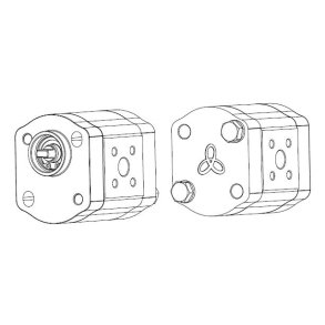 Tandhjulspumpe GR1 2,7 cc