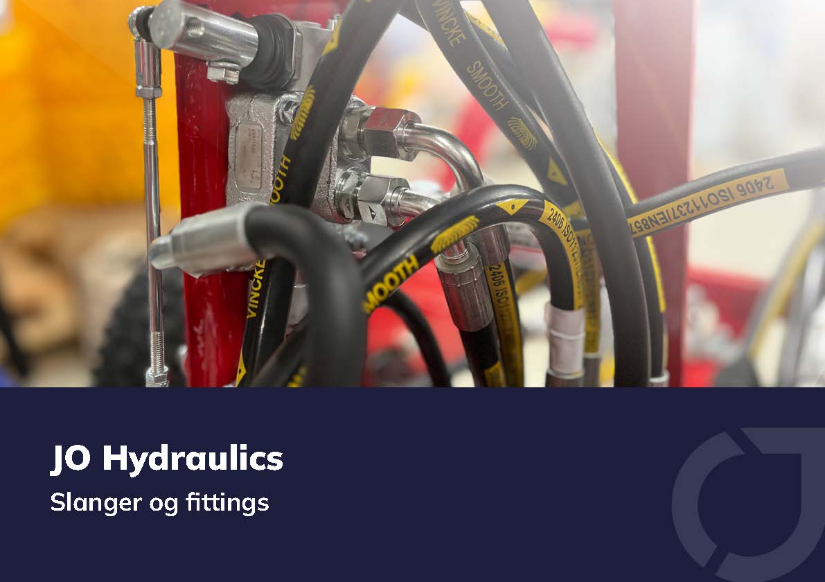 Slanger og fittings hos JO Hydraulics - Din samarbejdspartner på alt indenfor hydraulik og centralsmøring