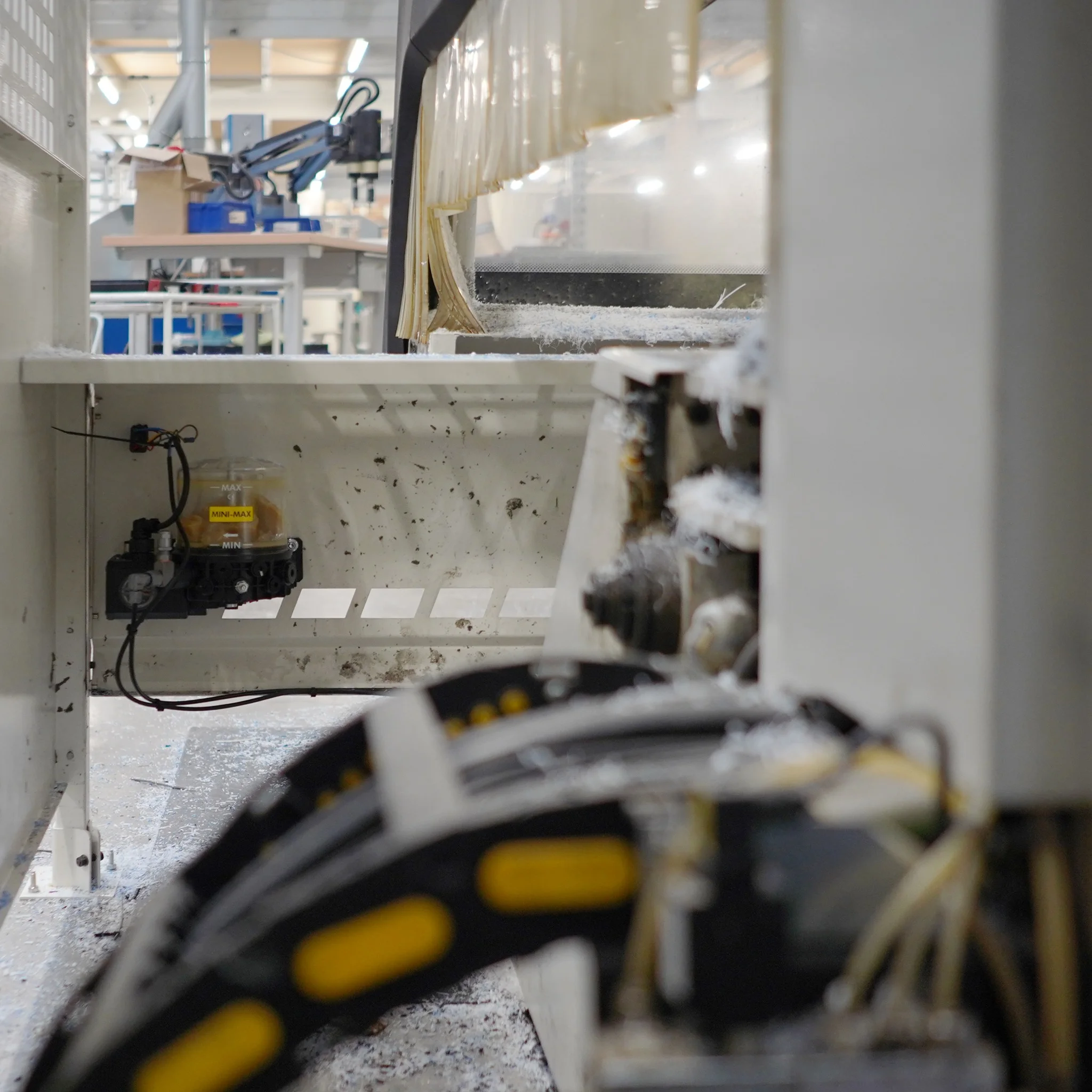 Centralsm&oslash;ring p&aring; industriel produktionslinje