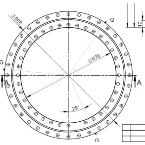 Drejekrans uden t�nder