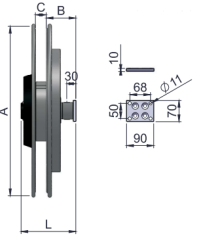 Manuel slangerulle med l&aring;s
