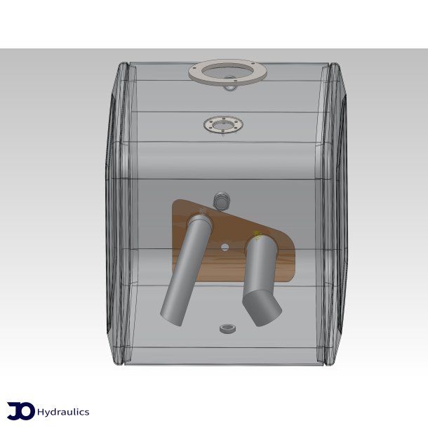 Hydrauliktank aluminium 250 L Special 2"