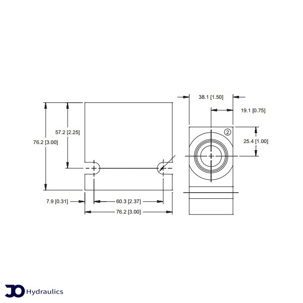 Ventilblok 1/2"