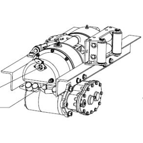 JEL5100 1/470 24V ELEC WINCH CE-MED.DRUM