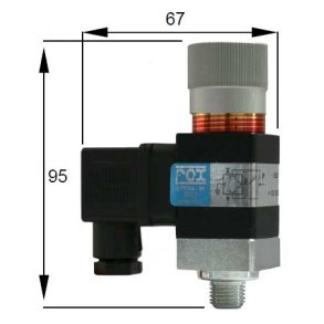 Pressostat justerbar 1/4