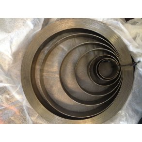 Fjeder for slangerulle