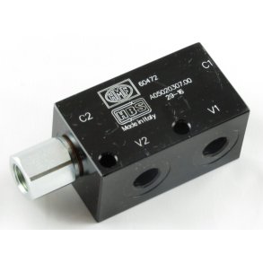 Pilotstyret Kontraventil, Enkelt