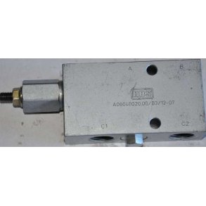 Overcenterventil, Enkelt