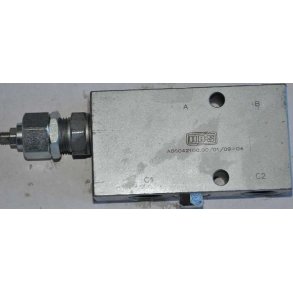 Overcenterventil, Enkelt