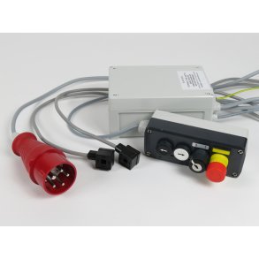 Trykknapkasse med 6m kabel 5x1,5