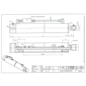 Cylinder med faste �jer