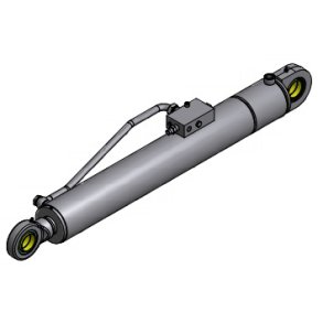Cylinder med led�jer med overcenterv