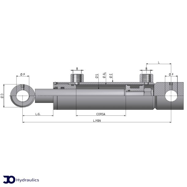 Cylinder m Faste jer