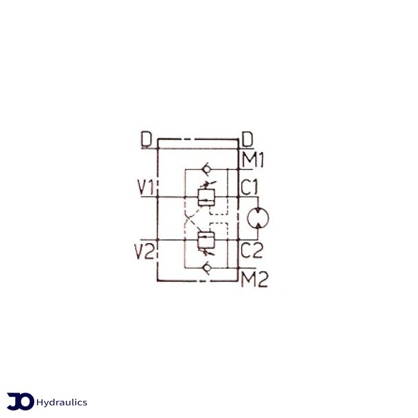 Overcenterventil Dobbelt
