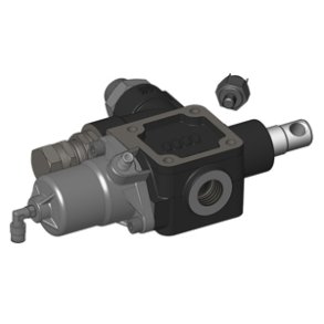 Proportional pneumatisk tipventil