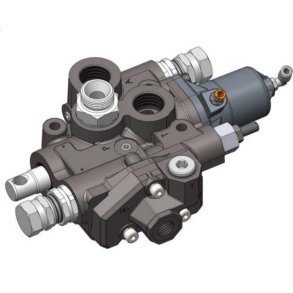 Tipventil med 1 tryk og trykvideref�ring