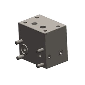 Monteringsblok for 1 eller flere cetop 3