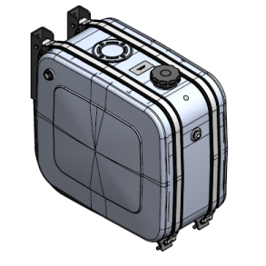 Hydrauliktank aluminium 150L 2