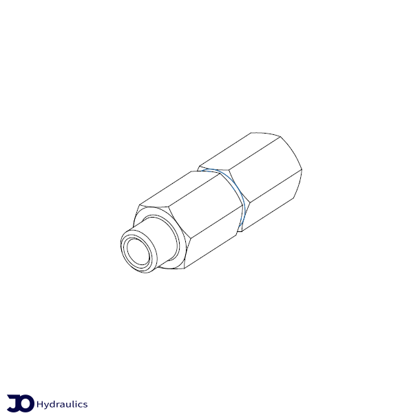 Kontra drvleventil 1/4"