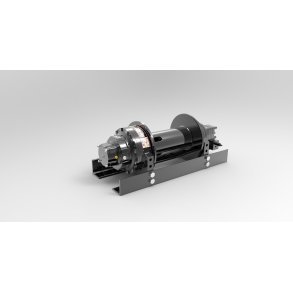 Hydraulisk tr�kspil m. luftkobling