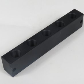 Sm�reblok 5 linier, ligeboring 1/8 bsp