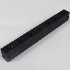 Sm�reblok 7 linier, ligeboring 1/8 bsp