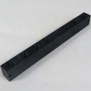 Sm�reblok 8 linier, ligeboring 1/8 bsp