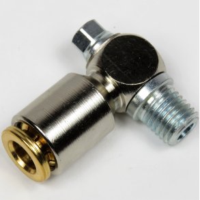 Lynfitt.Drej 90 M8X1 for 6 mm