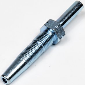 Slangestuds lige 6mm, L1=22