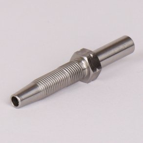 Slangestuds 8mm stor slange Rustfri