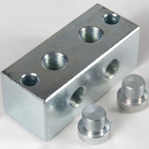 Sm�reblok 2 linier T boring 10x1