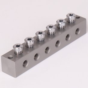 Sm�reblok 6 linier T Boring 10x1