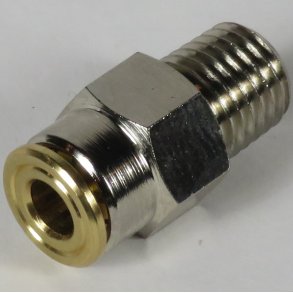 Lynfitt.Lige 8x1 for 4 mm slange