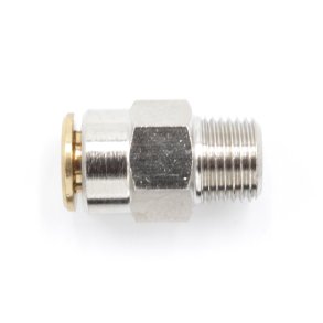 Lynfitt. Lige 1/8 for 4mm slange