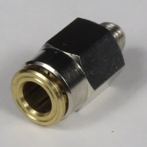 Lynfitting Lige1/4 -28 unf for 6mm