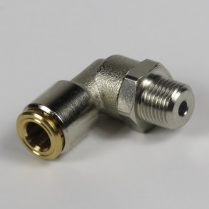 Lynfitting drejeled 1/8 for 6 mm slange