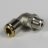 Lynfitting drejeled 1/8 for 6 mm slange