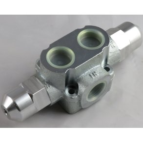 Trevejsventil - luftstyret  lukket midt