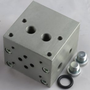 Monteringsblok for 1 eller flere cetop 3