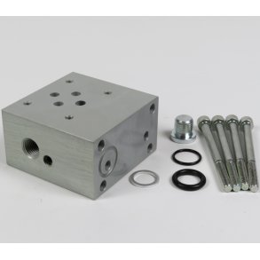 Monteringsblok for 1 stk cetop 3