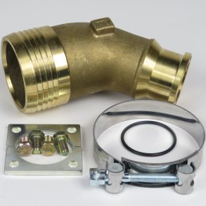 Sugestuds Kit 45� (Clamps) til LS pumpe