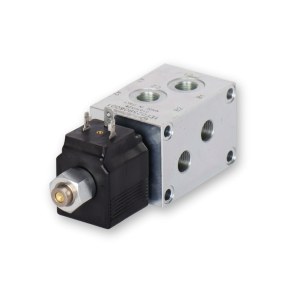 6/2 vejs ventil med 12 Vdc spole 1/4