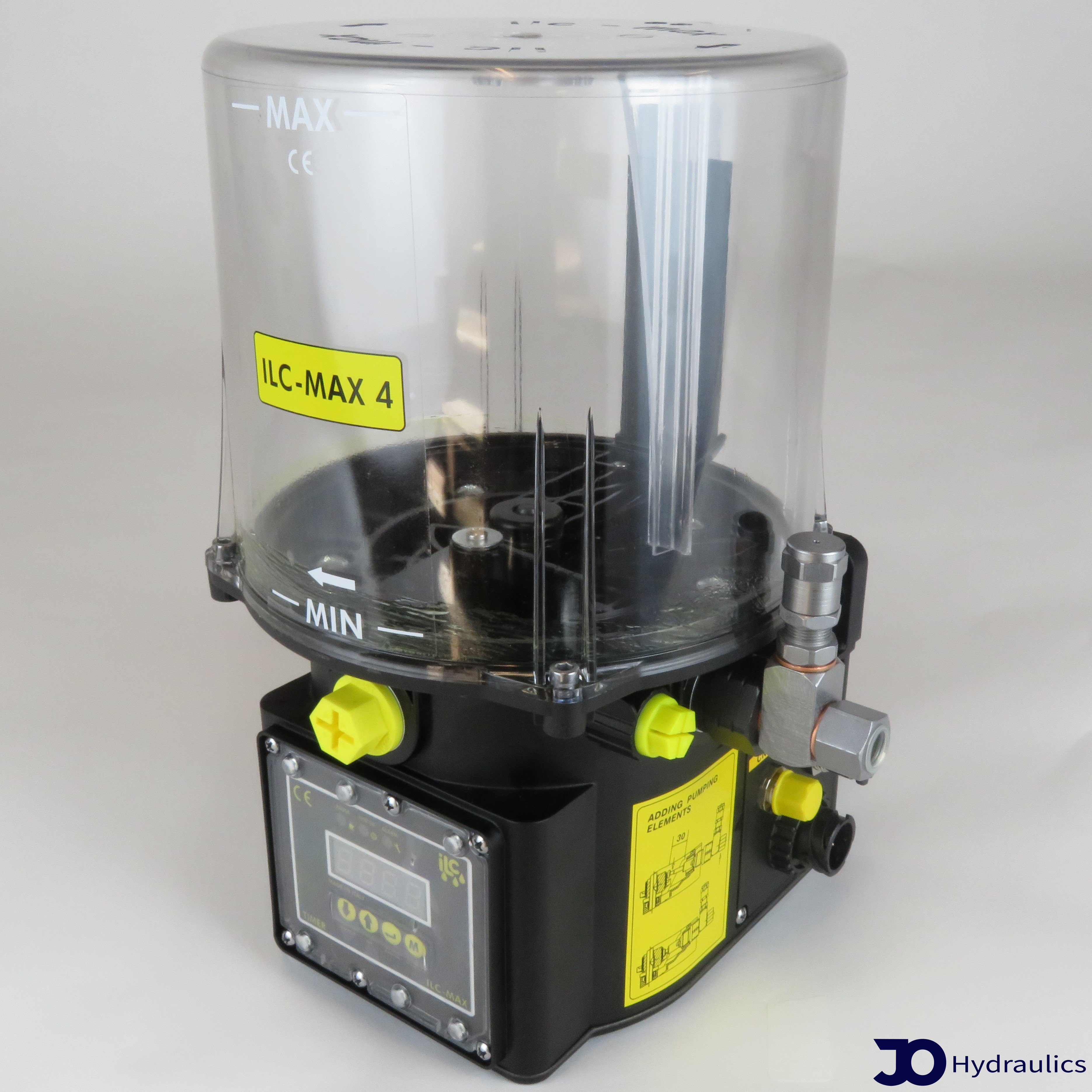 ILC Max 4 kg 24V Med Timer med Datalog Fedtpumper JO Hydraulics A/S