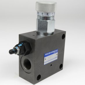 Prioritetsventil med overtryksventil