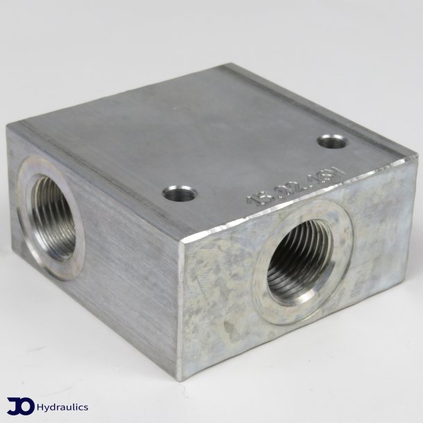 Ventilblok Alu 1/2"