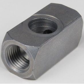 Mellemstykke for overtryksventil