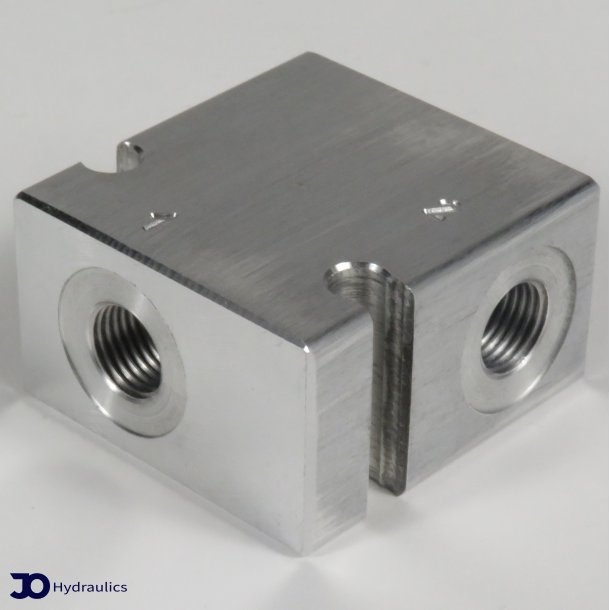 VentilBlok Alu 1/4" BSP SAE 8/2