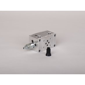 Monteringsblok for 1 stk cetop 3 alu