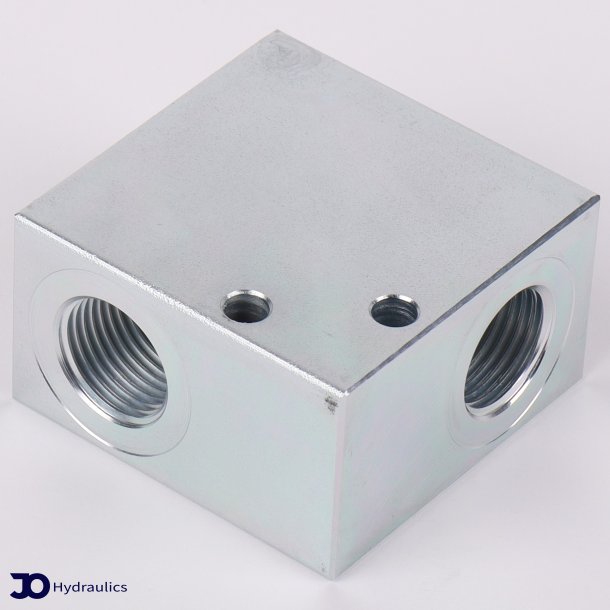 Ventilblok Stl 1/2" SAE 10/2