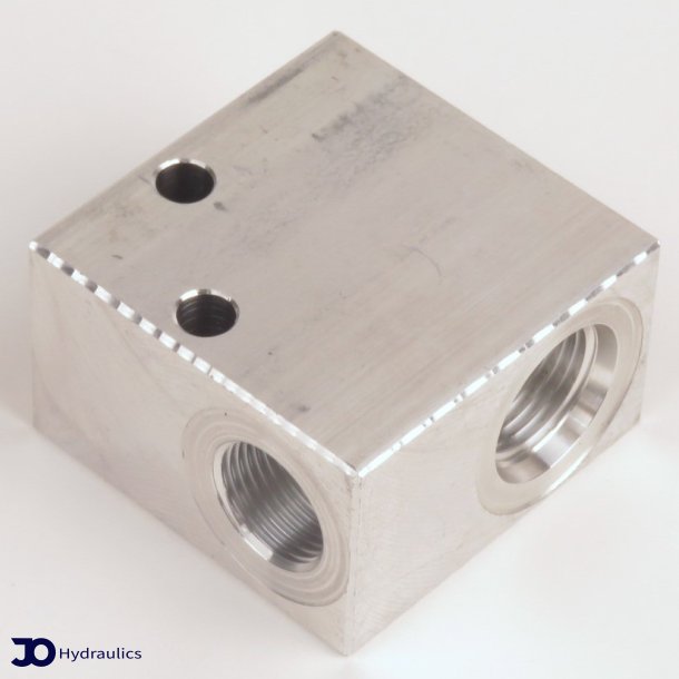 Ventilblok Alu 3/8" SAE 8/2